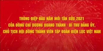 Thông điệp đầu năm mới Tân Sửu của đồng chí Dương Quang Thành - Bí thư Đảng uỷ, Chủ tịch HĐTV EVN