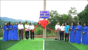 Khánh thành sân bóng đá mini chào mừng Đại hội VI Công đoàn Điện lực Việt Nam nhiệm kỳ 2023 - 2028
