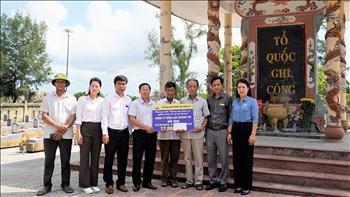 PC Quảng Trị chung tay ủng hộ, tôn tạo 3 nghĩa trang liệt sĩ cấp xã