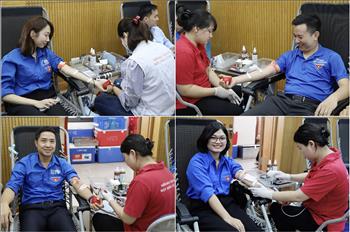 Đoàn viên thanh niên EVN tham gia hiến máu tình nguyện năm 2023