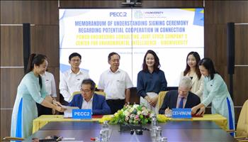 PECC2 ký kết hợp tác với Trung tâm Trí tuệ Môi trường – trường Đại học VinUni