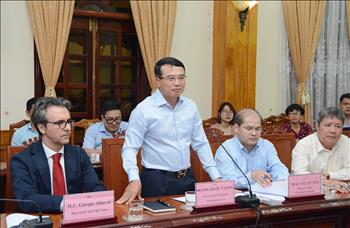 Lãnh đạo Bộ Công Thương làm việc với tỉnh Bình Định về tình hình cung ứng điện 
