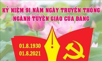 Kỷ niệm 91 năm Ngày truyền thống ngành Tuyên giáo của Đảng (1/8/1930 - 1/8/2021): Công tác tuyên giáo luôn đồng hành với sự phát triển của Đảng ủy Tập đoàn Điện lực Việt Nam