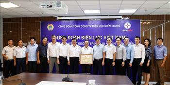 Công đoàn Điện lực Việt Nam làm việc với Tổng công ty Điện lực miền Trung về phong trào thi đua 10.000 sáng kiến