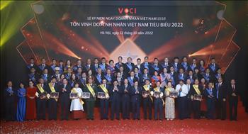 Bà Đỗ Nguyệt Ánh – Chủ tịch HĐTV EVNNPC được trao danh hiệu “Doanh nhân Việt Nam tiêu biểu" năm 2022