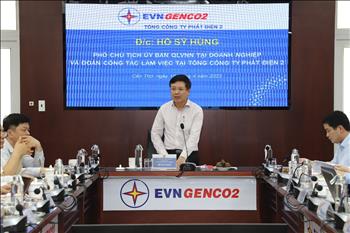 Ủy ban Quản lý vốn Nhà nước tại doanh nghiệp làm việc với EVNGENCO 2