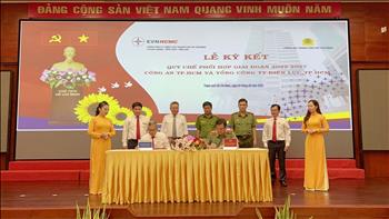 EVNHCMC và Công an TP Hồ Chí Minh ký kết quy chế phối hợp giai đoạn 2022 - 2027