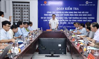 Thứ trưởng Nguyễn Sinh Nhật Tân kiểm tra công tác phòng chống thiên tai tại Công ty Thủy điện An Khê – Ka Nak