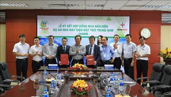  EPTC kí hợp đồng mua bán điện với Công ty CP Điện mặt trời Trung Nam