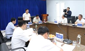 Ủy ban Quản lý vốn Nhà nước tại doanh nghiệp và Đảng ủy Khối Doanh nghiệp Trung ương làm việc tại dự án NMNĐ Quảng Trạch I
