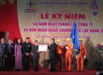 PC Hải Dương kỷ niệm 45 năm ngày thành lập và đón nhận Huân chương Độc lập hạng Ba