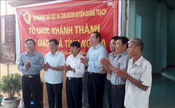 EVN bàn giao nhà tình nghĩa cho 2 nạn nhân chất độc màu da cam tại Quảng Bình
