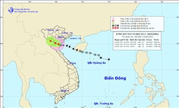 Tập đoàn Điện lực Việt Nam thông tin nhanh về ảnh hưởng bão số 2