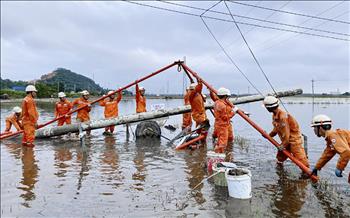 Công ty Điện lực Phú Yên: Diễn tập phòng chống thiên tai và tìm kiếm cứu nạn năm 2024