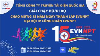 EVNNPT tổ chức giải chạy/đi bộ online năm 2023
