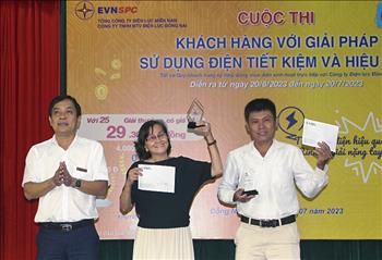 PC Đồng Nai trao giải thưởng cuộc thi tiết kiệm điện