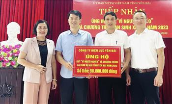 PC Yên Bái ủng hộ 50 triệu đồng cho Quỹ "Vì người nghèo” 