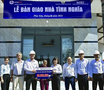 PC Phú Yên hoàn thành chương trình xây nhà tình nghĩa năm 2024