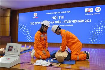 PC Hưng Yên tổ chức Hội thi thợ giỏi, cán bộ an toàn – an toàn vệ sinh viên giỏi năm 2024