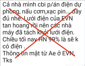 Cảnh báo tin giả