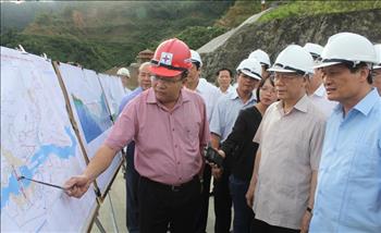 Tổng Bí thư Nguyễn Phú Trọng thăm Nhà máy Thủy điện Lai Châu