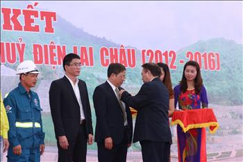 Tổng kết phong trào thi đua liên kết xây dựng Nhà máy Thuỷ điện Lai Châu